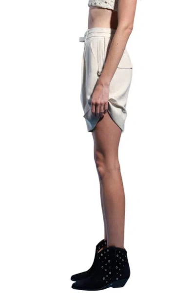 Walter Baker Baylor Belted Shorts In White