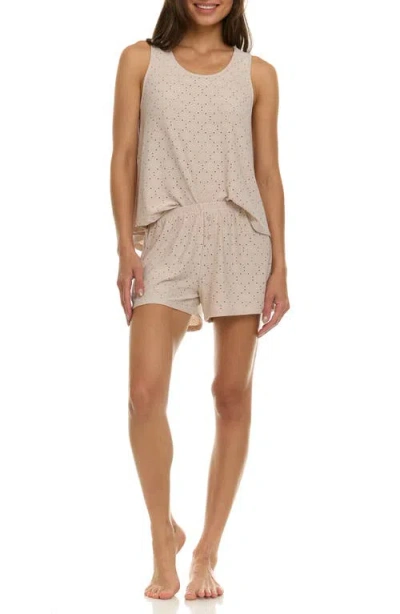 Flora By Flora Nikrooz Dulce Eyelet Short Pajamas