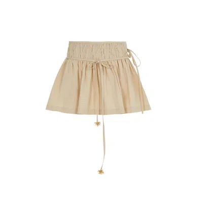 Herfetch Women's Neutrals Safari Mini Skirt-beige