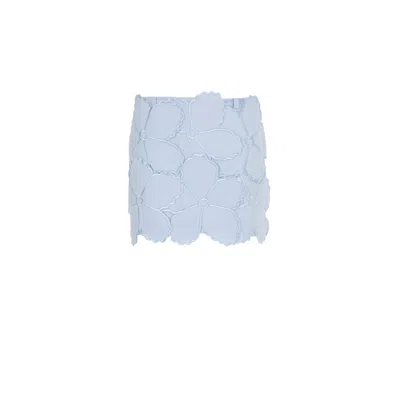 Herfetch Women's Resort Mini Skirt-blue