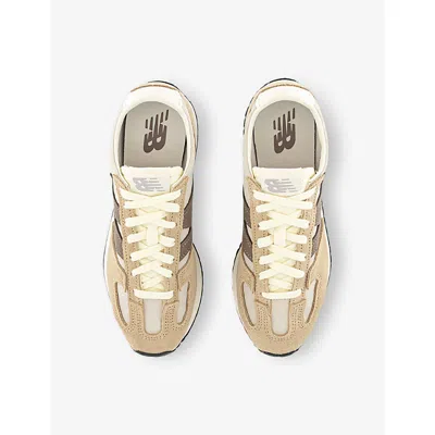 New Balance Mens 471 Mesh And Suede Low-top Trainers Oatmeal Brown