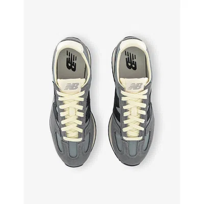 New Balance Mens 471 Mesh And Suede Low-top Trainers Grey Grey Black