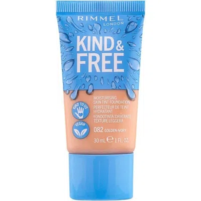 Rimmel London Ladies Kind & Free Foundation 1 oz No. 082 Golden Ivory Makeup 3616304530401