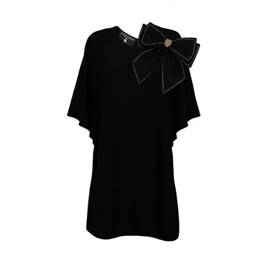 Laines London Women's Laines Couture Kaftan With Black & Gold Embellished Bow