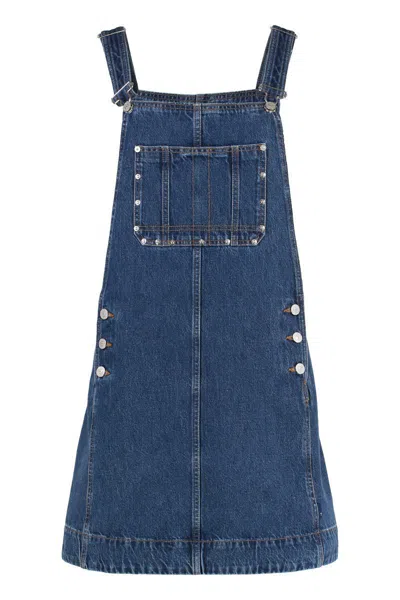 7 For All Mankind Adjustable-strap Denim Dress