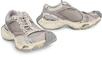 Balenciaga Multicolor Synthetic Leather And Mesh Stapler Sneakers