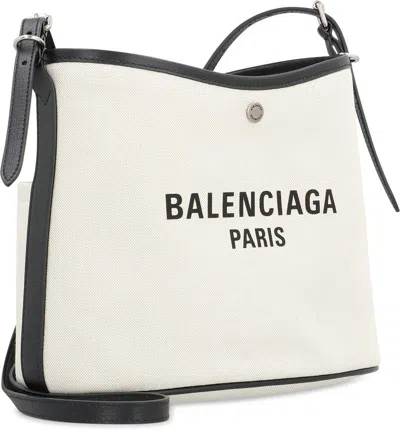 Balenciaga Logo Leather-trimmed Shoulder Bag