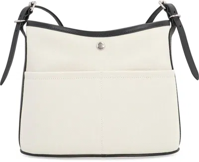 Balenciaga Logo Leather-trimmed Shoulder Bag