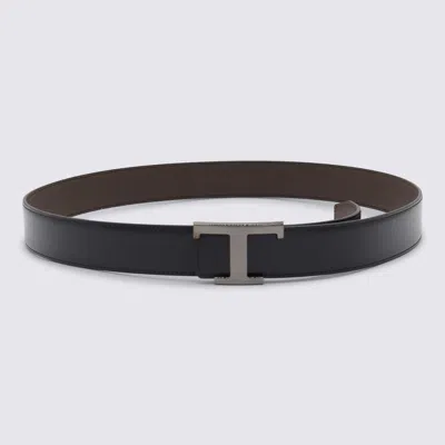 Tod's Leather T-buckle Belt