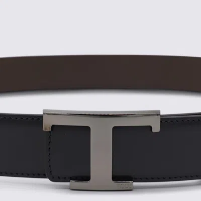 Tod's Leather T-buckle Belt
