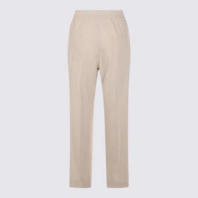 Eleventy Beige Linen Pants