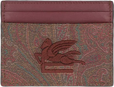 Etro Paisley Motif Card Holder