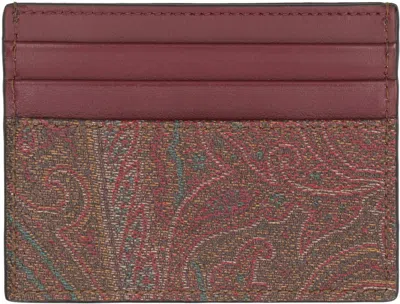Etro Paisley Motif Card Holder