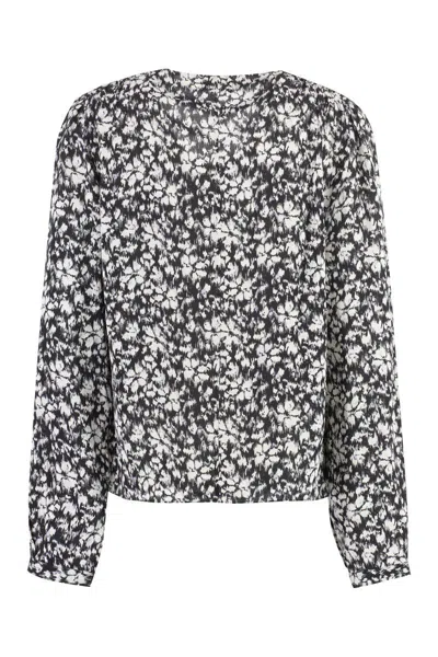 Isabel Marant Étoile Eddy Printed Viscose Blouse In Multi
