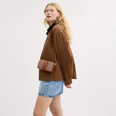 Coach Kira Crossbody Bag In Colorblock Signature Canvas