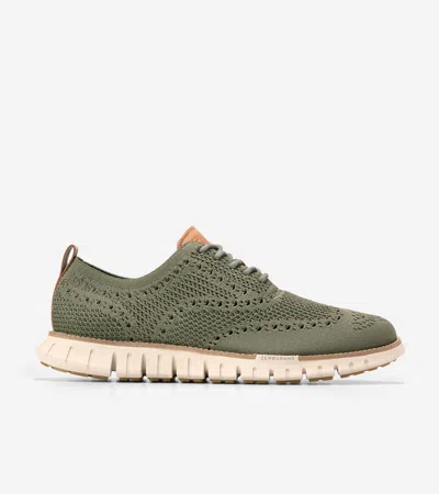 Cole Haan Men's Zergrand Remastered Stitchlite Wingtip Lace Up Oxford Shoes