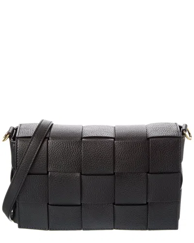 Isabella Rosetti Ember Hand-woven Leather Shoulder Bag