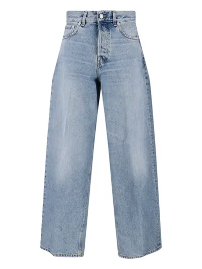 Haikure Straight Leg Trousers Belt Loops