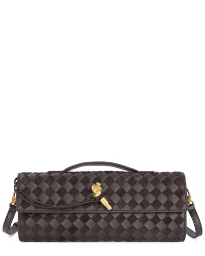 Tiffany & Fred Paris Hand-woven Leather Clutch