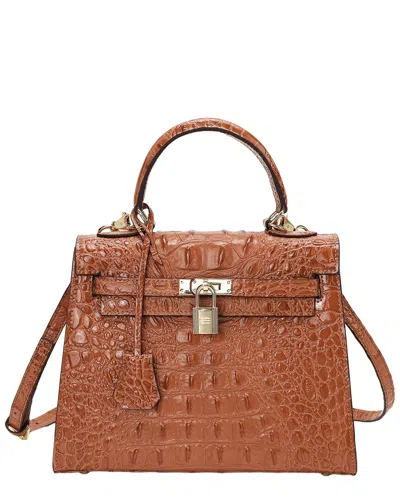 Tiffany & Fred Paris Leather Satchel
