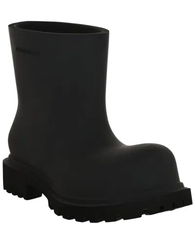 Balenciaga Trooper Rubber Boot In Black