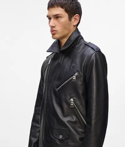 Karl Lagerfeld Karl Essential Leather Jacket