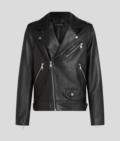 Karl Lagerfeld Karl Essential Leather Jacket