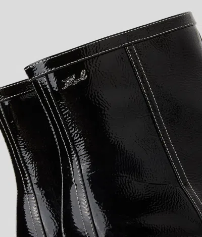 Karl Lagerfeld Bonnie Ankle Zip Boots