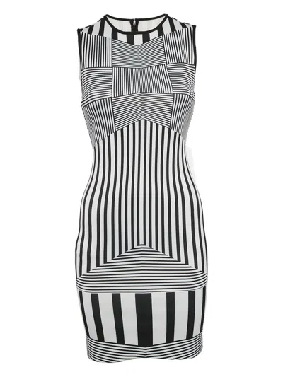 Pre-owned Clover Canyon Striped Midi Dress