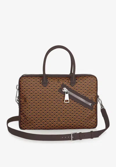 Pinel Et Pinel Medium Bombay Zip Coated Canvas Week-end Bag