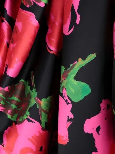 Richard Quinn Bow-detail Bubble Mini Dress In Black