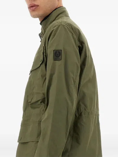 Belstaff Fieldmaster Utility Jacket Adjustable Cuffs In Green