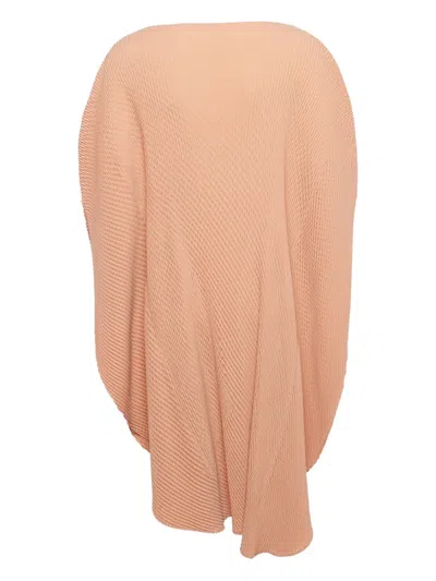 Pre-owned Issey Miyake Asymmetric Midi Dress