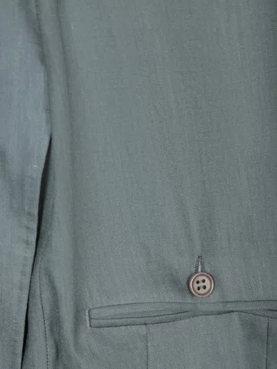 Canali Beige Wool Silk Suit