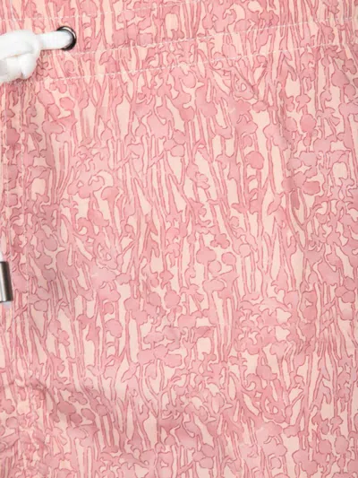 Canali Salmon Ramage Boxer Swim Shorts