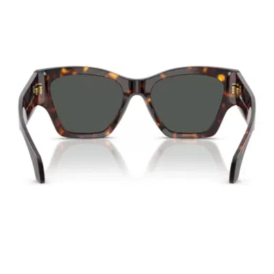 Versace Square Sunglasses In Black