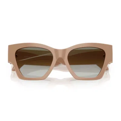 Versace Geometric-frame Sunglasses In Neutral