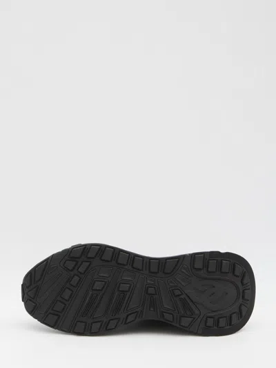 Dolce & Gabbana Daymaster Black Leather Blend Sneakers In Multi