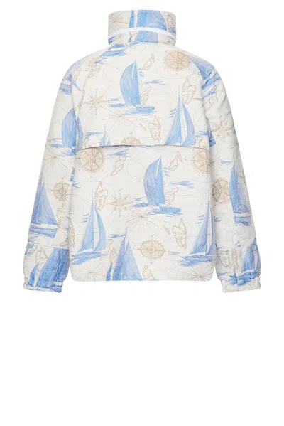 Beams Jackets Light Blue In White