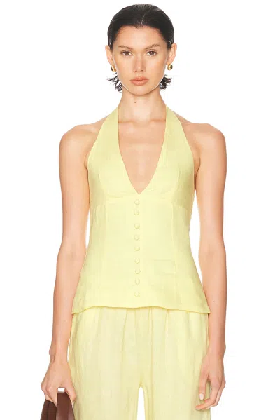 Aexae X Revolve Halter Top In Yellow