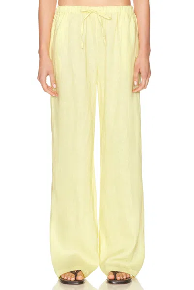 Aexae X Revolve Drawstring Pant In Yellow