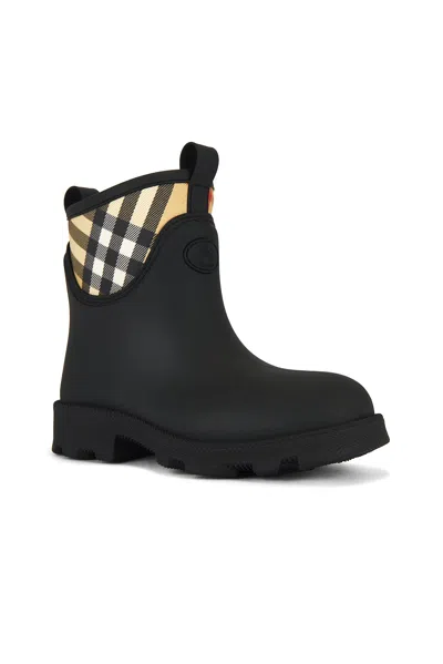 Burberry Women Marsh Stamp Rubber Ankle Boots In Multi