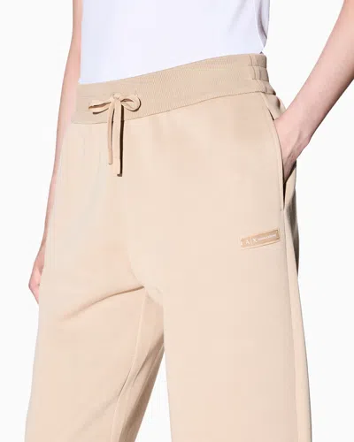 Armani Exchange Drawstring Sweatpants In Neutral