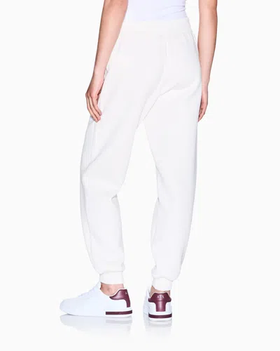 Armani Exchange Drawstring Sweatpants In White