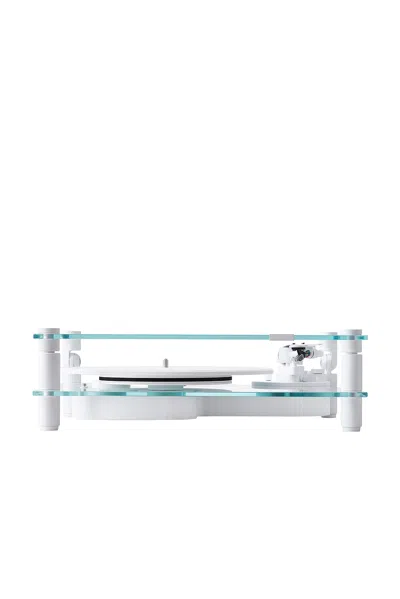 Transparent Turntable In White