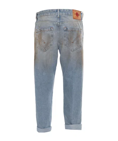 Dondup Vintage-inspired Denim Trousers In Blue