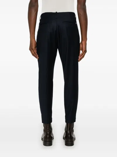 Dondup Elastic Waist Casual Pants In Black