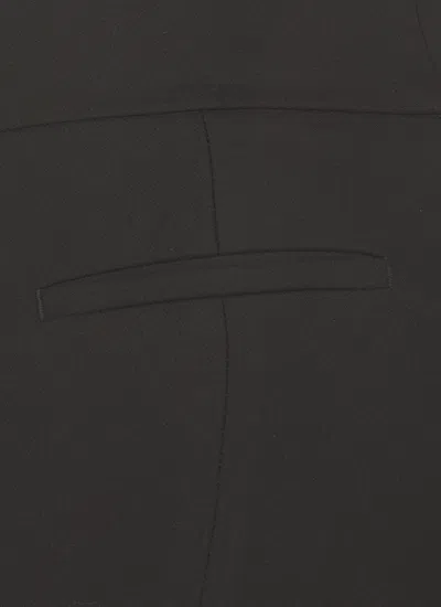 Peserico High-rise Slim-fit Trousers In Brown