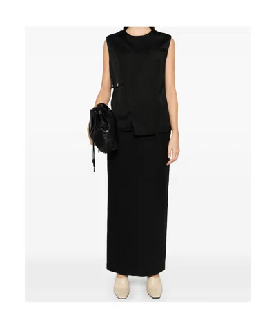Loulou Studio Sleeveless Top In Black