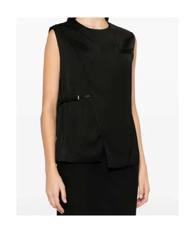 Loulou Studio Sleeveless Top In Black